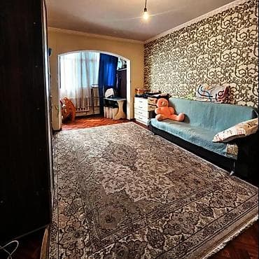 квартиры аламединский рынок: 1 комната, 44 м², 106 серия, 9 этаж, Косметический ремонт — 5