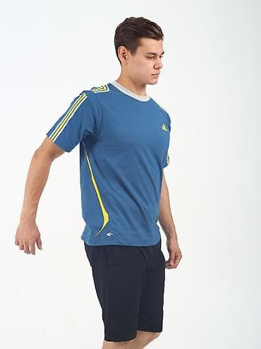 футболные футболки: Мужская спортивная футболка Adidas - Тип: футбольная/тренировочная — 1