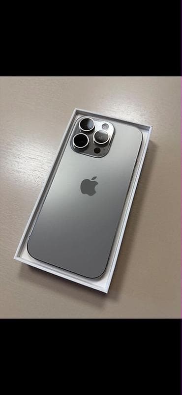 айфон cs: IPhone 16 Pro, Новый, 256 ГБ, Серебристый, Коробка, 93 % — 1