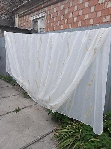 ковры токмок: Продаю много разного тюля б/у, в отличном состоянии — 6