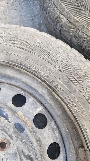 15 казан диска: Колеса в сборе 185 / 60 / R 15, Зима, Б/у, Комплект, Легковые, Железные — 6