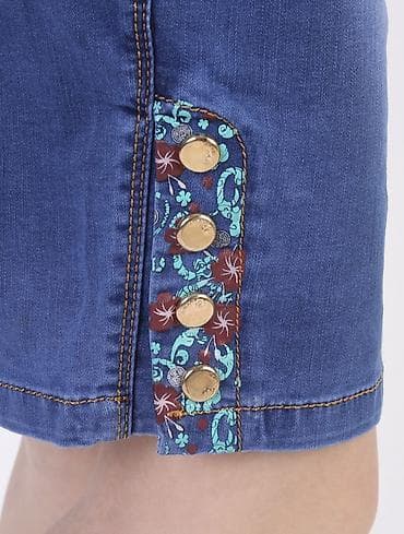 платья джинсовые: Повседневное платье, Лето, Длинная модель, Джинс, Сарафан — 5