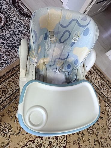 стульчик для кормления новые: Стульчик для кормления, Другой бренд, Пластик, Другой вид, цвет - Голубой — 3