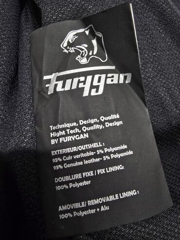на железных номерах: Продаю мотокуртку Furygan. Плотная кожаная куртка Размер по бирке L — 9