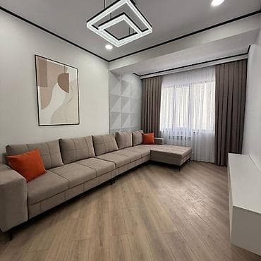 flat kant: 2 комнаты, 56 м², Элитка, 7 этаж, Дизайнерский ремонт — 1