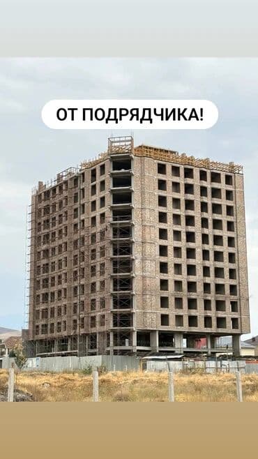 квартиры студии с отделкой: 1 бөлмө, 50 кв. м, Элитка, 7 кабат, ПСО (өзү оңдоп түзөтүп бүтүү үчүн) — 1