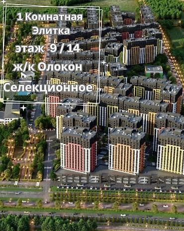 1 комната, 46 м², Элитка, 9 этаж, Готовая ПСО (под самоотделку)
