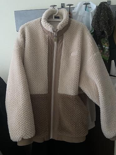 Тёплая женская флисовая куртка-шерпа - Материал: густой «шёрстяной»