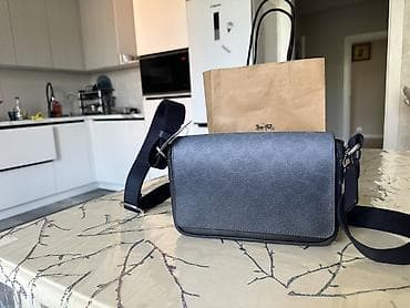 Сумки: COACH Pk Small Flap Crossbody in Ombre (модель CDZ98 SV/BL, цвет — 3
