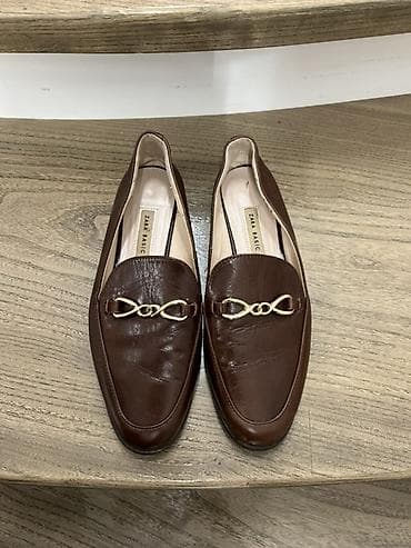 Жеке буюмдар: Zara лоферы из натуральный кожи, Супер удобные и мягкие. Два раза — 1