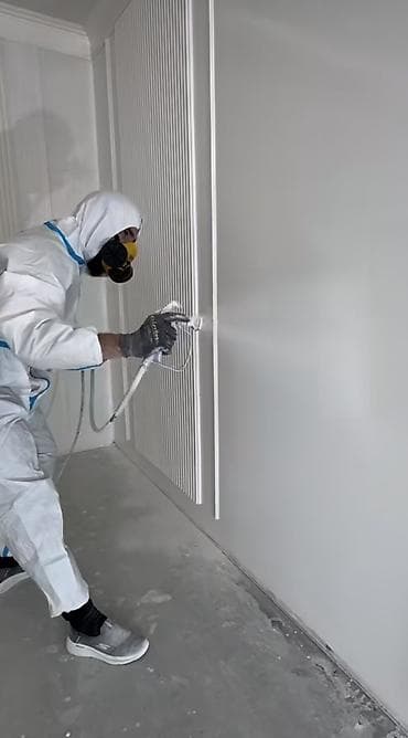 Буюртмага эшиктер: Дубалдарды сырдоо, Шыптарды сырдоо, Терезелерди сырдоо, Майдын негизинде, Суунун негизинде, 6 жылдан ашык тажрыйба — 5