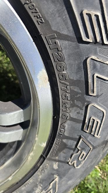 длм на колесах: Колеса в сборе 285 / 75 / R 16, Всесезонная, Комплект, Внедорожные (АТ/МТ), Литые, отверстий - 6 — 6