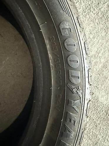Шины 215 / 55 / R 17, Лето, Б/у, Комплект, Легковые, Япония, GoodYear