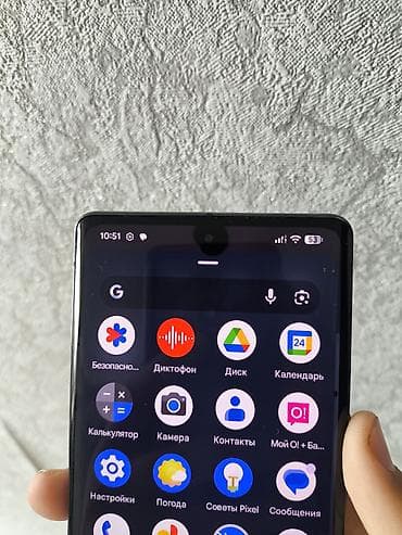 display: Google Pixel 7 Pro, Б/у, 128 ГБ, цвет - Черный, eSIM — 4