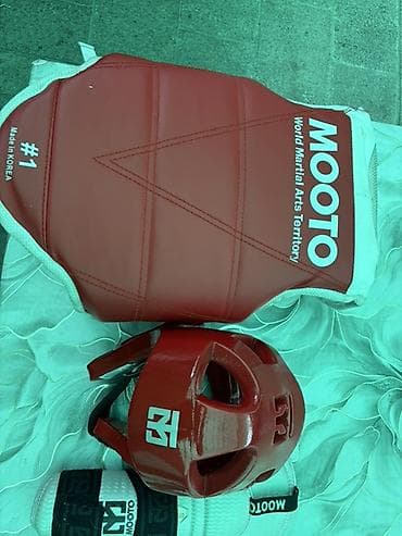 Спорт и хобби: Комплект экипировки для тхэквондо MOOTO (Korea) Состав: - Накладки на — 6