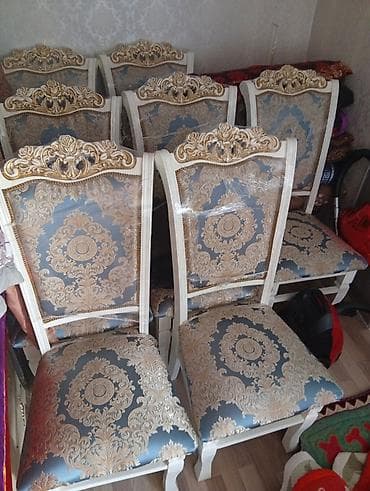 Набор классических обеденных стульев в стиле барокко/рококо. - Каркас