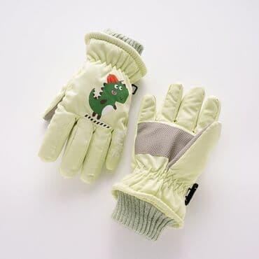 одежды для новорожденных: Перчатки непромокаемые утепленные детские с манжетами размер 3-6 лет — 4