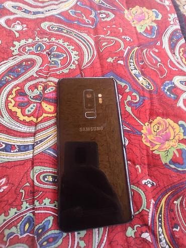 смарт часв: Samsung Galaxy S9 Plus, Б/у, 64 ГБ, цвет - Черный, 2 SIM — 1