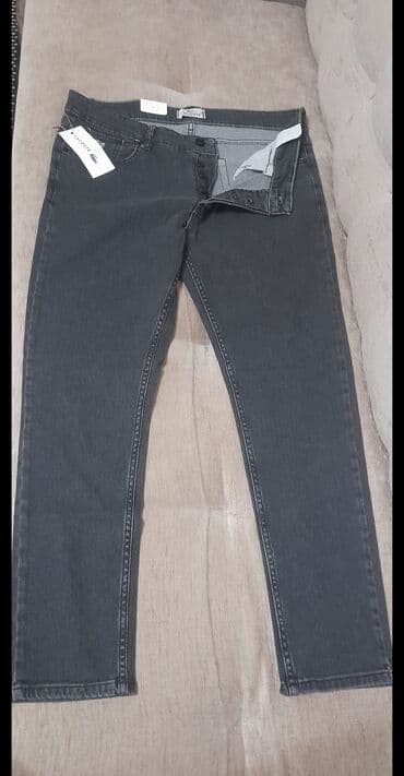 брендовые мужские спортивные костюмы из турции: Мужские джинсы, Все размеры, Lacoste, Новый, цвет - Серый, Самовывоз — 1