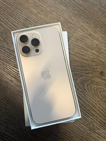 iphone i: IPhone 16 Pro Max, 256 ГБ, 🔋%93 цвет Natural Titanium Модель A3295 — 1