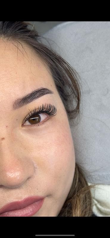 Наращивание ресниц 800 сомдон баардык обьемы и эффекты. Декреттеги