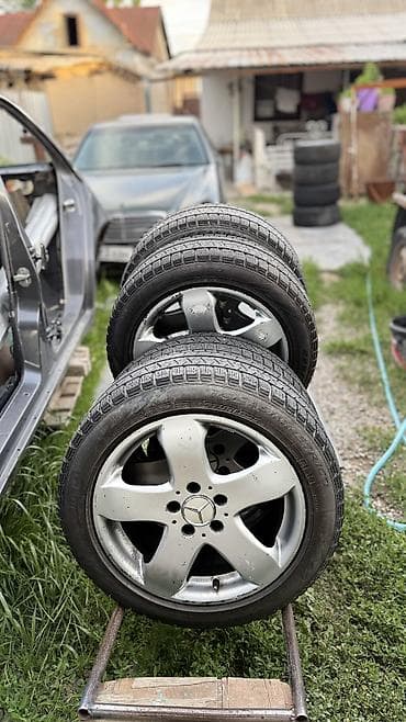 golf mk2: Диски R 17 Mercedes-Benz, Комплект, отверстий - 5, Б/у — 5