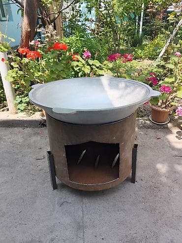 казан очок мангал: Казан 22литра с печью для приготовления на открытом огне казан очок - — 1