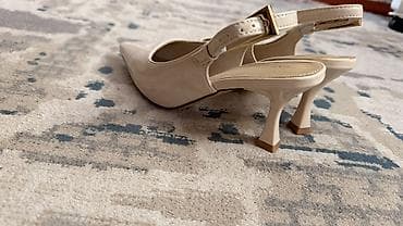 женские туфли 38 размер: Туфли, 36, Fashion, Новый, цвет - Бежевый, Платная доставка — 2