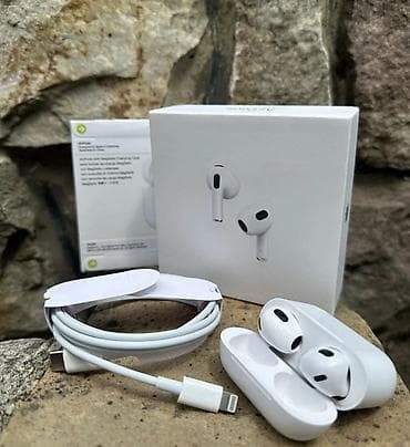 Беспроводные вкладыши наушники, Apple, Airpods 3, Новый