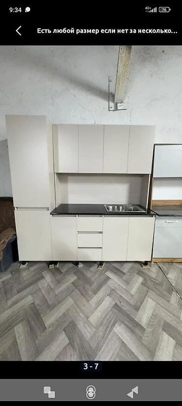 кухонный шкав: Кухонный шкаф, Новый, Напольный, Без мойки, Другой материал — 4