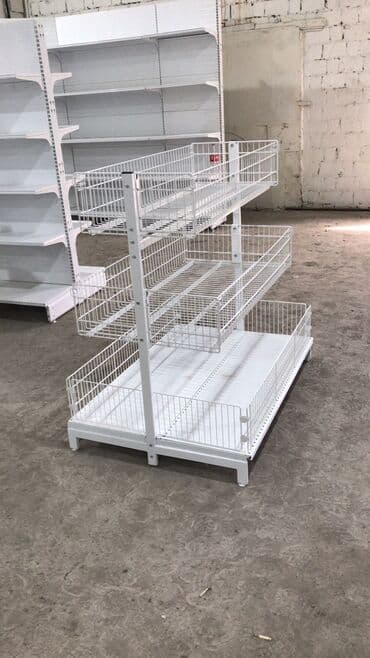 кассовое оборудование для магазина: Жаны, сапаттуу полкалар сатылат. #полкалар #корзина #стеллаж #полка — 2