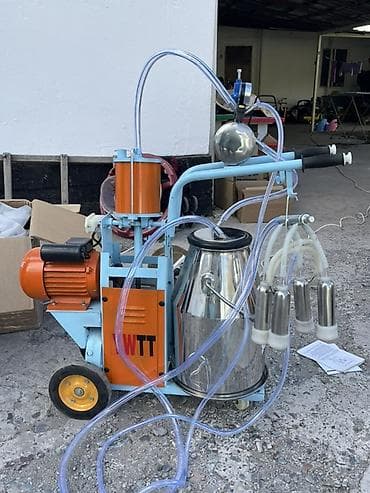 Животные: Доильный аппарат передвижной для коров НОВЫЙ ОПТОВЫЕ ЦЕНЫ ДОСТАВКА 🇰🇬 — 1