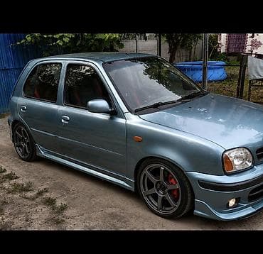 битую машину: Nissan Micra: 2002 г., 1.4 л, Автомат, Бензин, Хэтчбэк — 1
