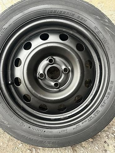 Транспорт: Дөңгөлөктөр монтажда 185 / 65 / R 15, All-season, Колдонулган, Жеңил унаалар, Темир, тешиктери - 4 — 2