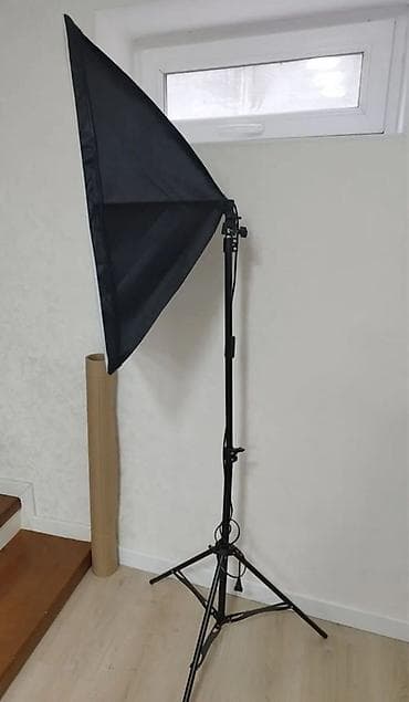 Софтбокс на стойке для фото- и видеосъёмки. - Прямоугольный софтбокс
