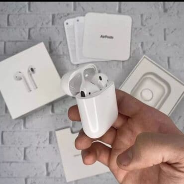 скупка аирподс: Вкладыши, Apple, Новый, Беспроводные (Bluetooth), Классические — 2