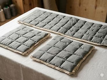 гольф аксессуары: Чехлы Тканевые, С подушкой, цвет - Серый, Toyota, Новый — 3