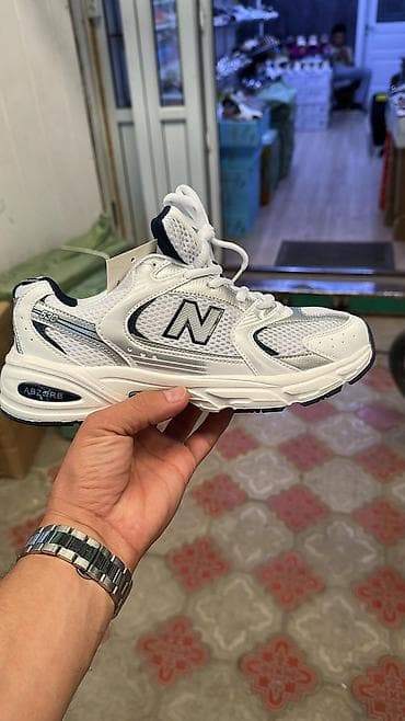 сумка унисекс: Мужские кроссовки, 43, New Balance, Новый, цвет - Белый — 2
