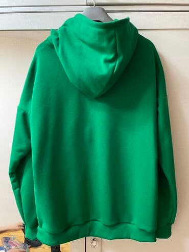 толстовка мужская бишкек: Мужская толстовка, L, Новый, цвет - Зеленый, Самовывоз, Бесплатная доставка — 2