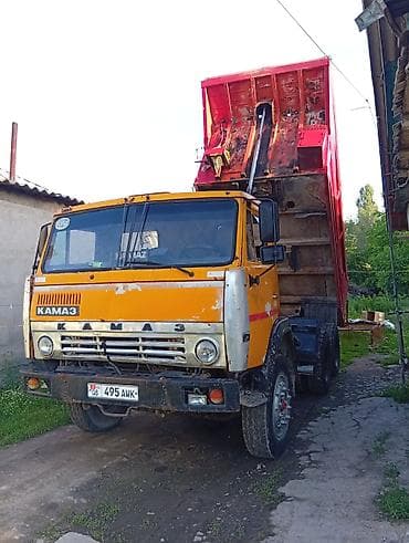 КАМАЗ самосвал - Кузов-самосвал с гидроподъёмом: высокая борта