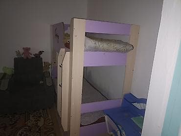 Продается двухъярусная кровать с матрасами б/у в хорошем состоянии at lalafo.kg Продается двухъярусная кровать с матрасами б/у в хорошем состоянии