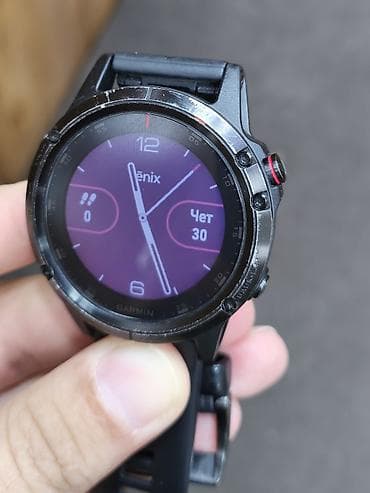 Garmin Fenix 5 Plus Sapphire, титановый корпус - Мультииспортивные