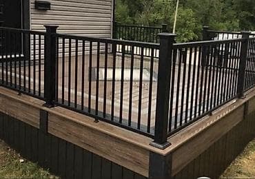 Лестницы-трансформеры: Изготовление перил Материал: Металл, Наружные, Покрытие: Оцинковка — 7