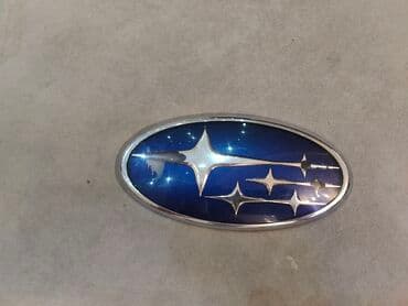 Эмблема Subaru (овальная, синий фон с шестью серебристыми звёздами