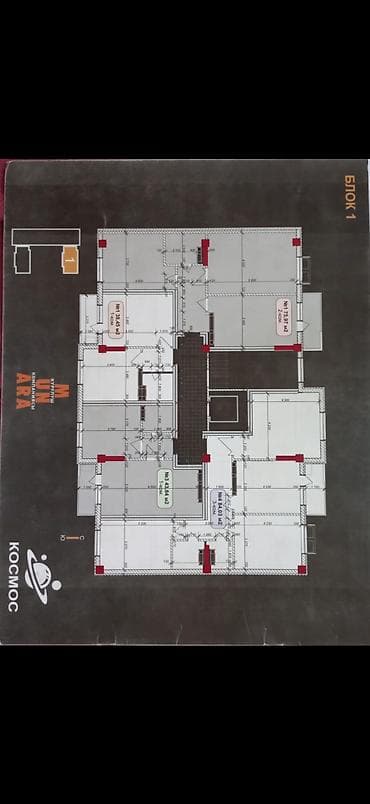 3 ком: Строится, Элитка, 3 комнаты, 84 м² — 6