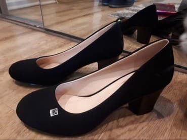 туфли замша искусственная: Туфли. 39 размер. Замша новые ! 
Босоножки 
шлепанцы — 4