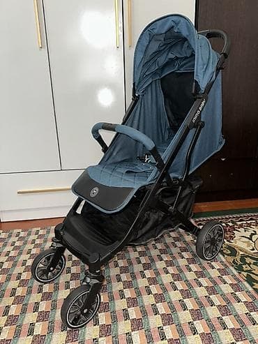 коляски кара балта: Коляска, цвет - Голубой, Б/у — 4