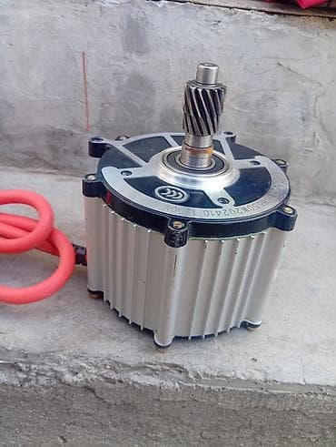 Электродвигатель с редукторным валом и комплектом проводки - Тип