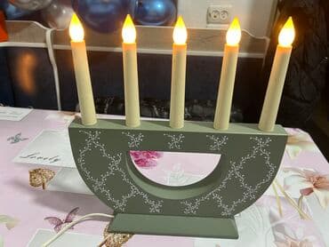 светильник для чтения: Ночник в виде 5 свечей для самых романтичных ужинов, также если есть — 2