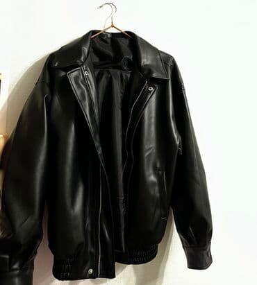 Кожаная куртка, Косуха, Экокожа, Оверсайз, M